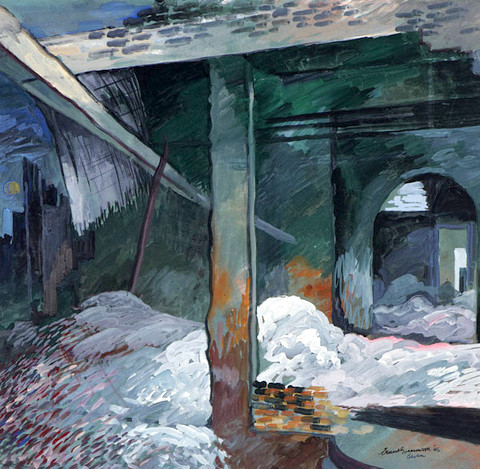 Untitled (Ruins by Moonlight, Berlin)