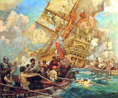 Defeat of the Spanish Armada
