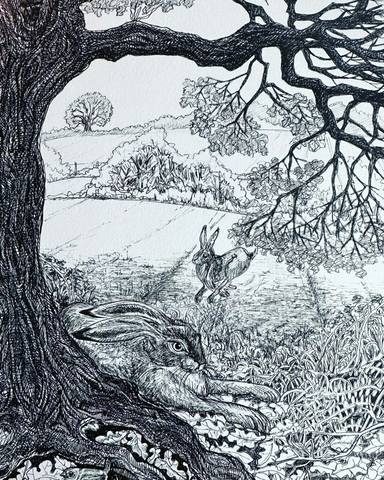 Waiting under the Oak Tree