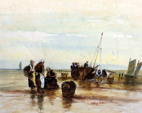 Cockle Gatherers and Fish Wives, Yarmouth