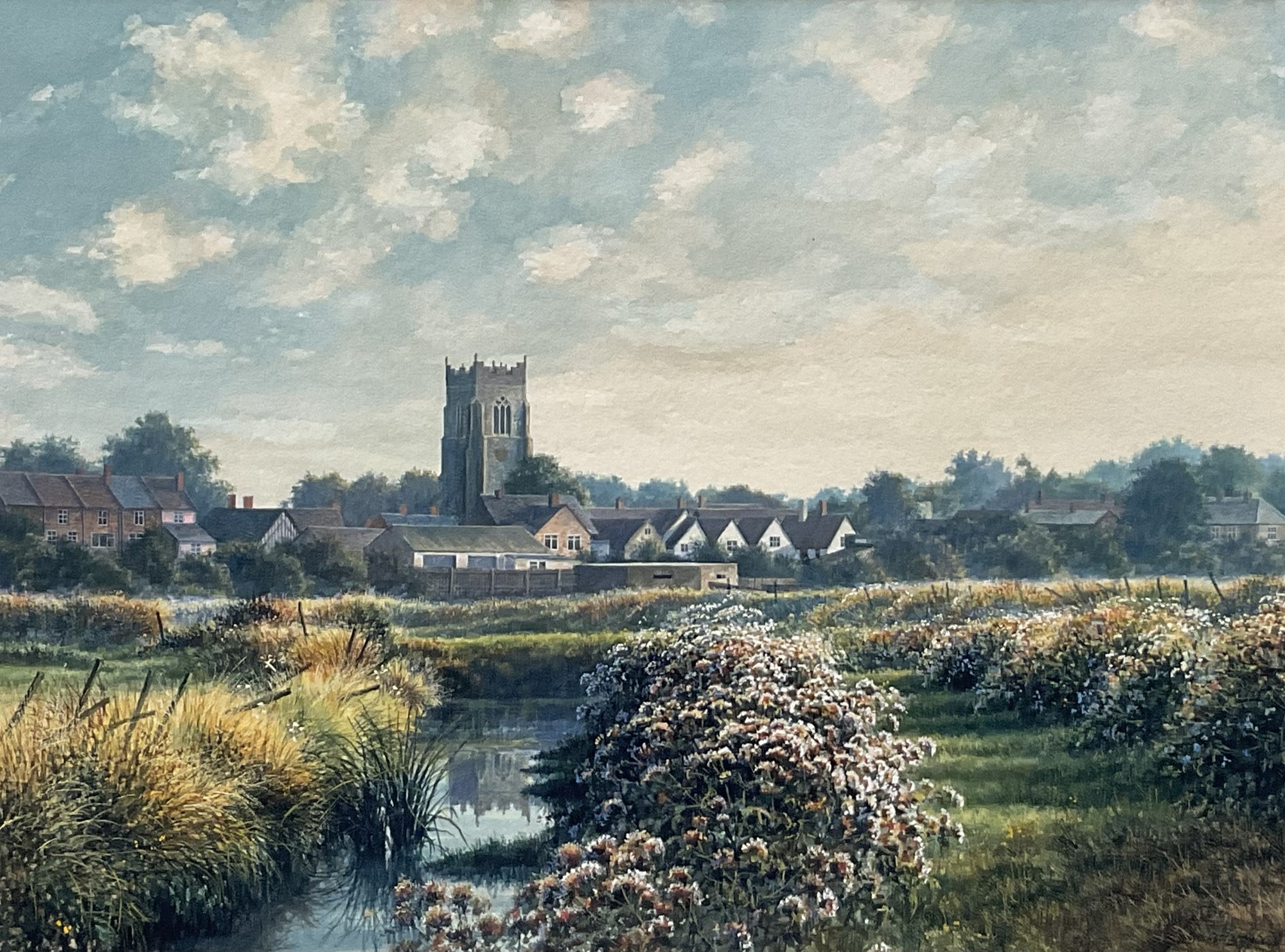 View of Village and Church