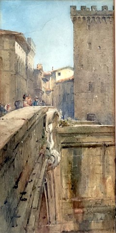 View across a Bridge, Italy