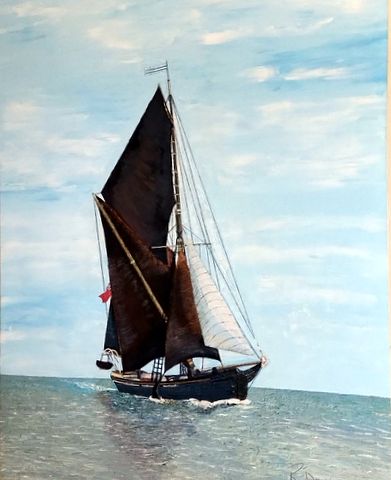 Sailing Barge on the Orwell