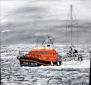 Lifeboat at Sea