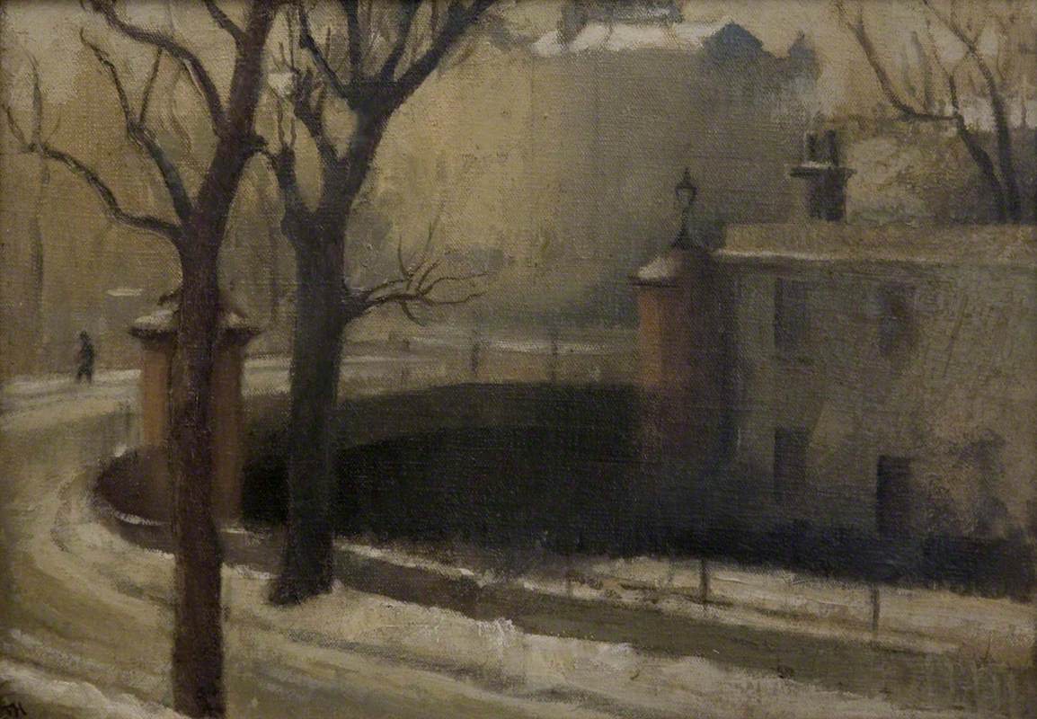 Regent's Canal at Maida Avenue, Winter