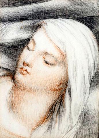 Study for Madonna from St Michaels Church, Bath