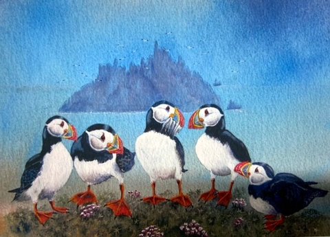 Puffins of County Kerry