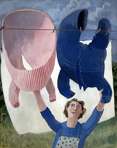 Two Washing Lines