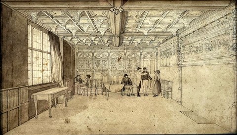 Figures in a Gallery