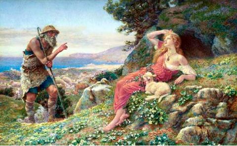 A Shepherd admonishing Perdita for her \love of Florizel
