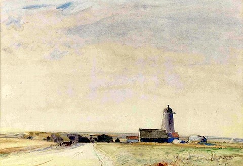 View of Marston Mill, Suffolk