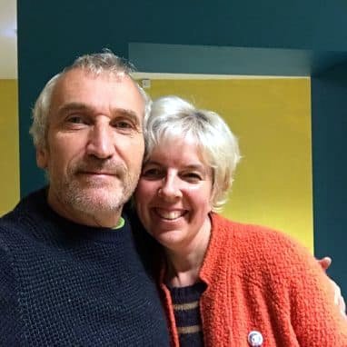 Lisa Hurcum and Hugh Davies