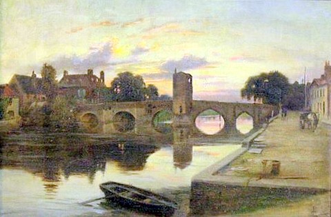 St Ives Bridge at Sunset