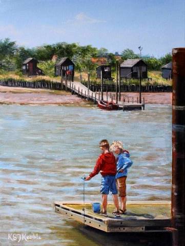 Crabbing Southwold Harbour