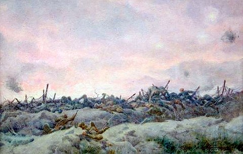 World War I Trench Scene