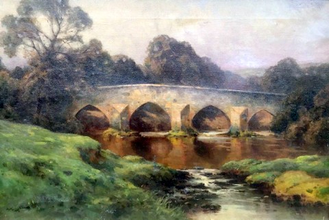 Bridge & River English Landscape