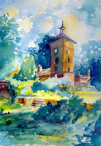 Clock Tower in Holywells Park