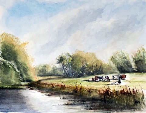 Grazing by the River Stour