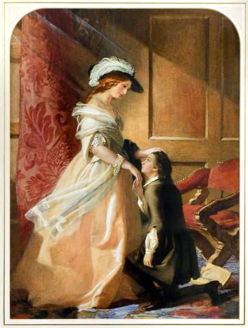 Henry Esmond's first meeting with Lady Castlewood