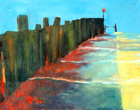 Groynes at Low Tide