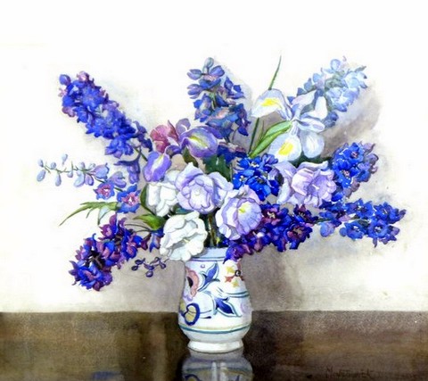 Still lLife of flowers in a vase