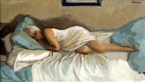 Woman Resting, Eze-sur-Mer,