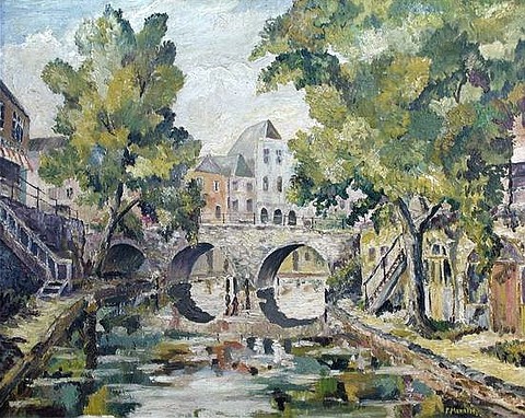 Dutch River Scene