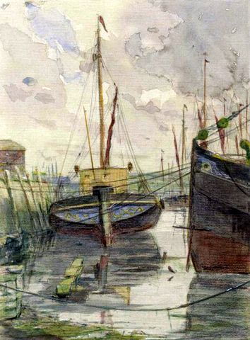 Barges, Ipswich Dock