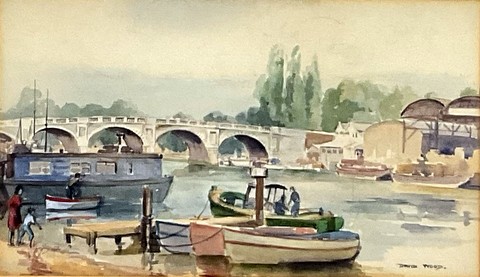 Kingston Bridge and the Thames