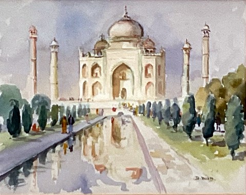 Evening Light Taj Mahal