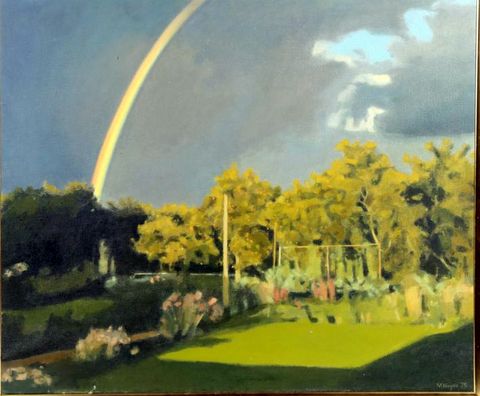 Landscape with Rainbow