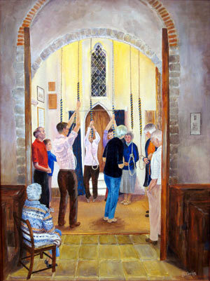 The Bellringers of St Mary's Church Polstead