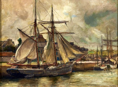 An Iceland fisherman at Paimpol