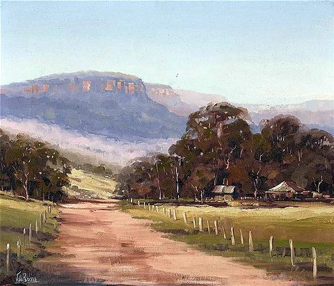 Country Road and Distant View