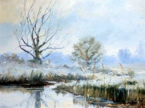 Misty Marsh[e]s, Ellingham Mill, Suffolk