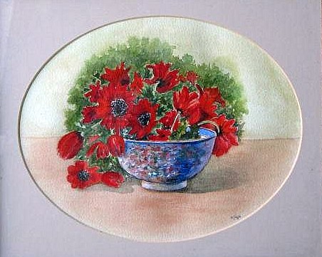 Bowl of Anemones