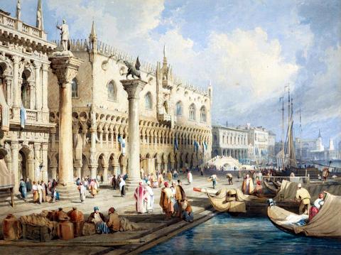 The Doge's Palace from the waterfront, Venice