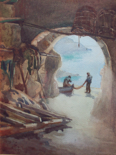 Smugglers in San Fruttuose Bay, Italy