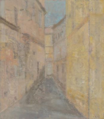 Street in Lodeve - France