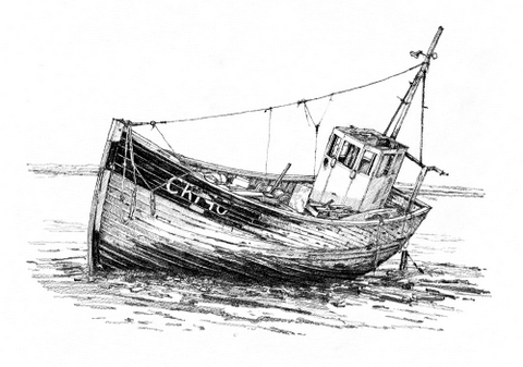 Abandoned Fishing Boat