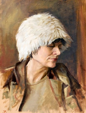 Diana in Fur Hat