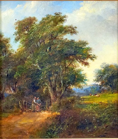 Couple at a Gate