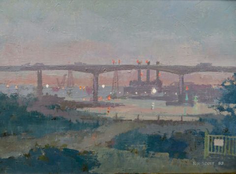 The Orwell Bridge at Sunset