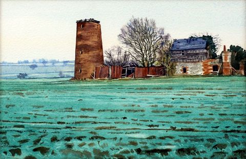 Derelict Windmill Great Welnetham
