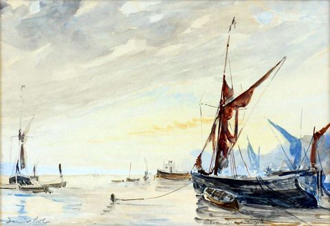 Dawn, Pin Mill, Suffolk
