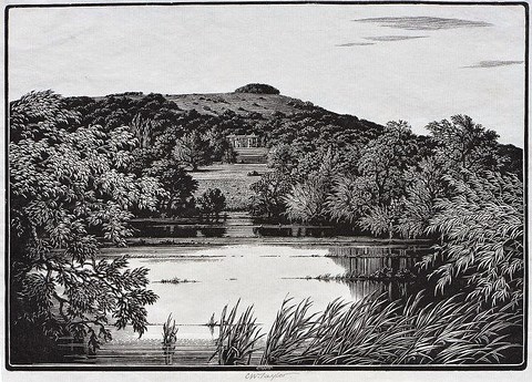 Lakeside with Country House