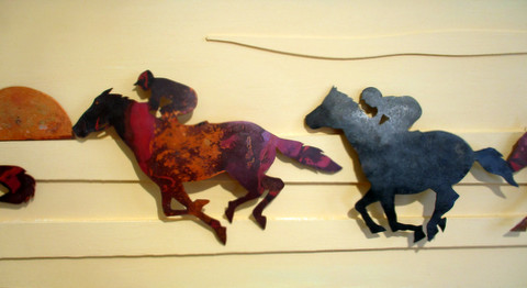 Twilight Gallop (detail of work)