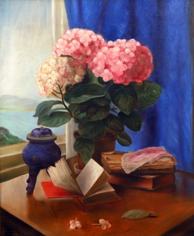 Still life of Hydrangeas