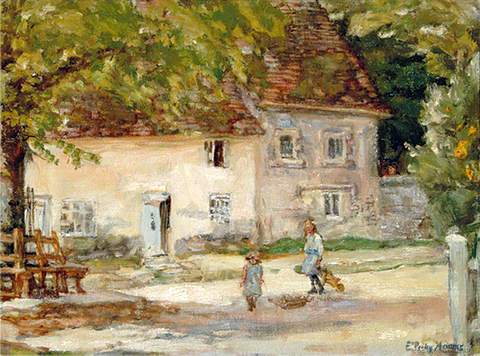 Cottage at Slindon, Sussex, opposite the Village Club