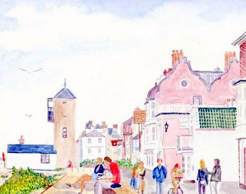 Aldeburgh - Promenade and Gables